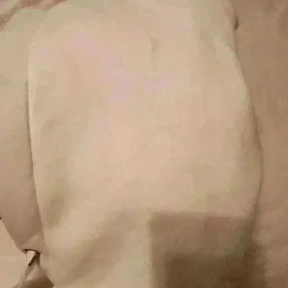 WHITE Paris Cropped Hoodie 100% Cotton Fleece White Rose Embroidery - Picture 16 of 16